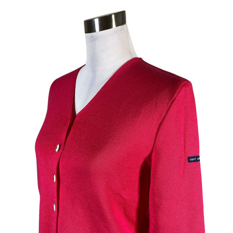 Naisten Saint James - Neuletakki, koko 38 - Pinkki (2)