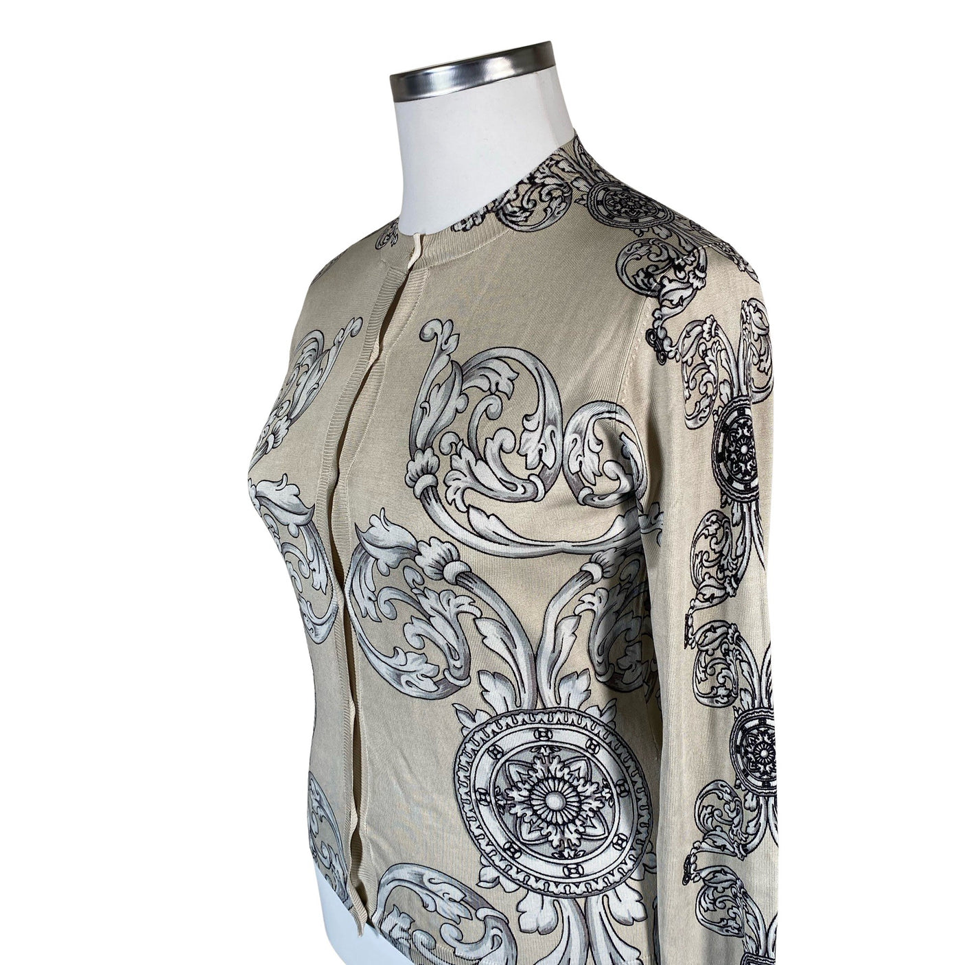 Naisten Versace Collection - Neuletakki, koko 42 - Beige (3)