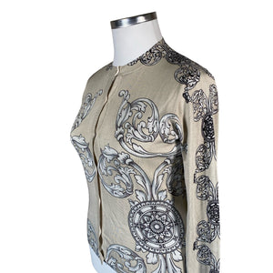 Naisten Versace Collection - Neuletakki, koko 42 - Beige (3)