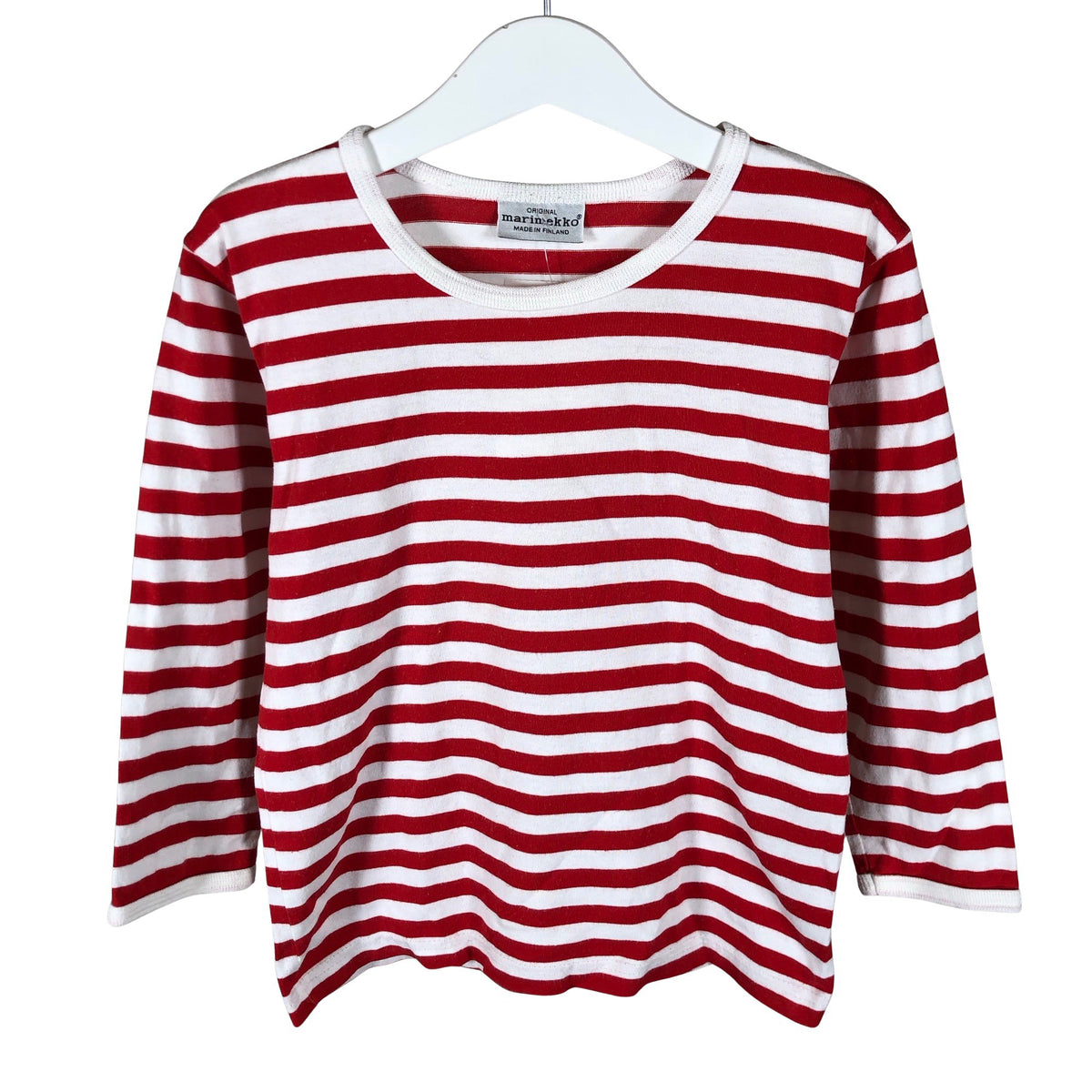 Unisex Marimekko - Trikoopaita, koko 104 - 110 - Punainen (1)