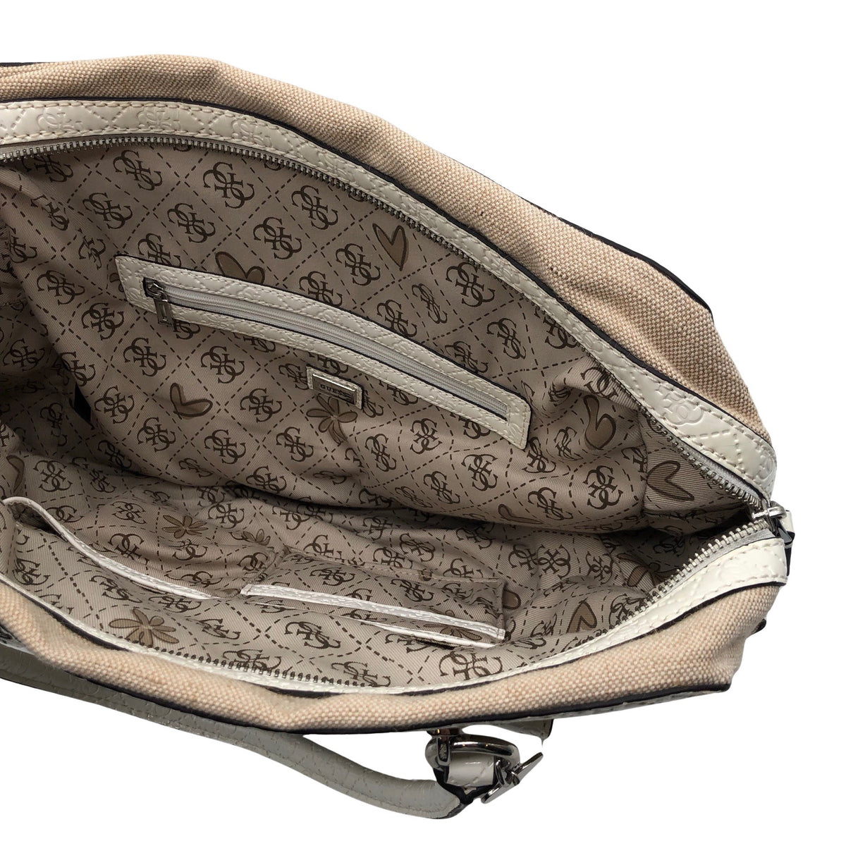 Naisten Guess - Käsilaukku, koko Maxi - Beige (3)