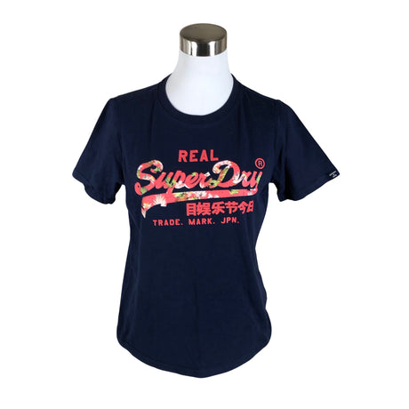 Naisten Superdry - T-paita, koko 38 - Sininen ()