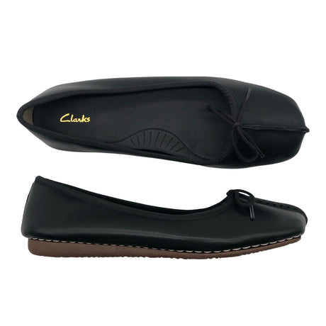 Naisten Clarks - Ballerinat, koko 41 - Musta ()