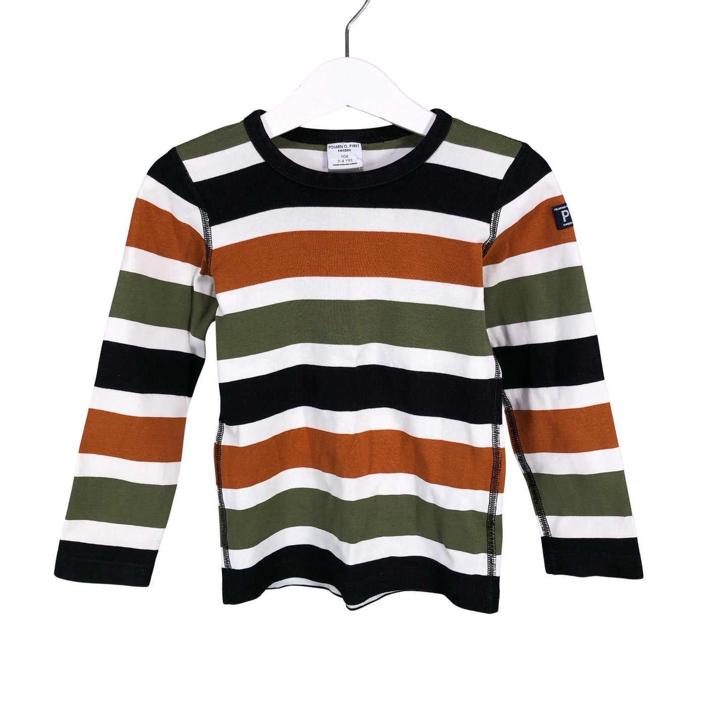 Unisex Polarn O. Pyret - Trikoopaita, koko 98 - 104 - Vihreä (1)