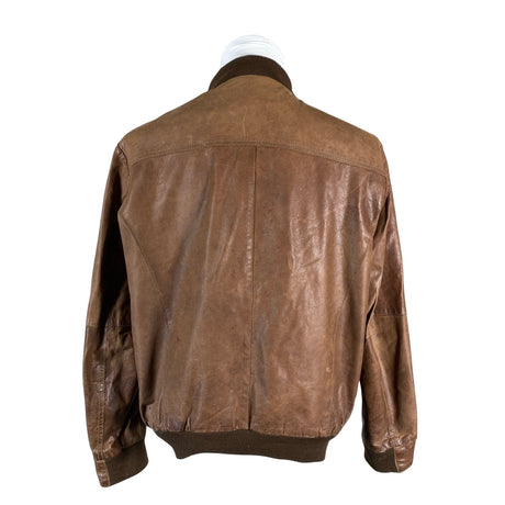 Miesten Peter Hahn - Nahkatakki, koko L - Ruskea (2)