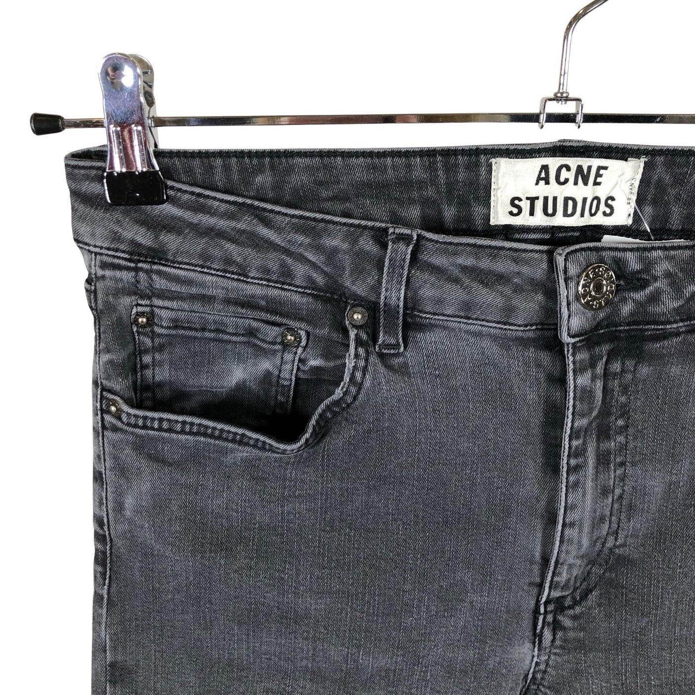 Naisten Acne Studios - Farkut, koko W30 - Harmaa (3)
