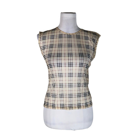 Naisten Burberry - Trikootoppi, koko 38 - Beige ()