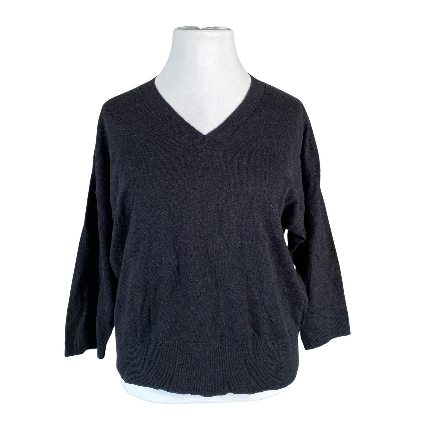 Naisten Lindex - Neulepaita, koko 44 - Musta (1)