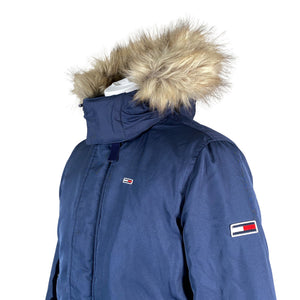 Miesten Tommy Jeans (Tommy Hilfiger) - Toppatakki, koko L - Sininen (3)