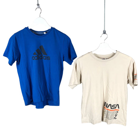 Unisex Adidas - T-paita, koko 158 - 164 - Sininen ()