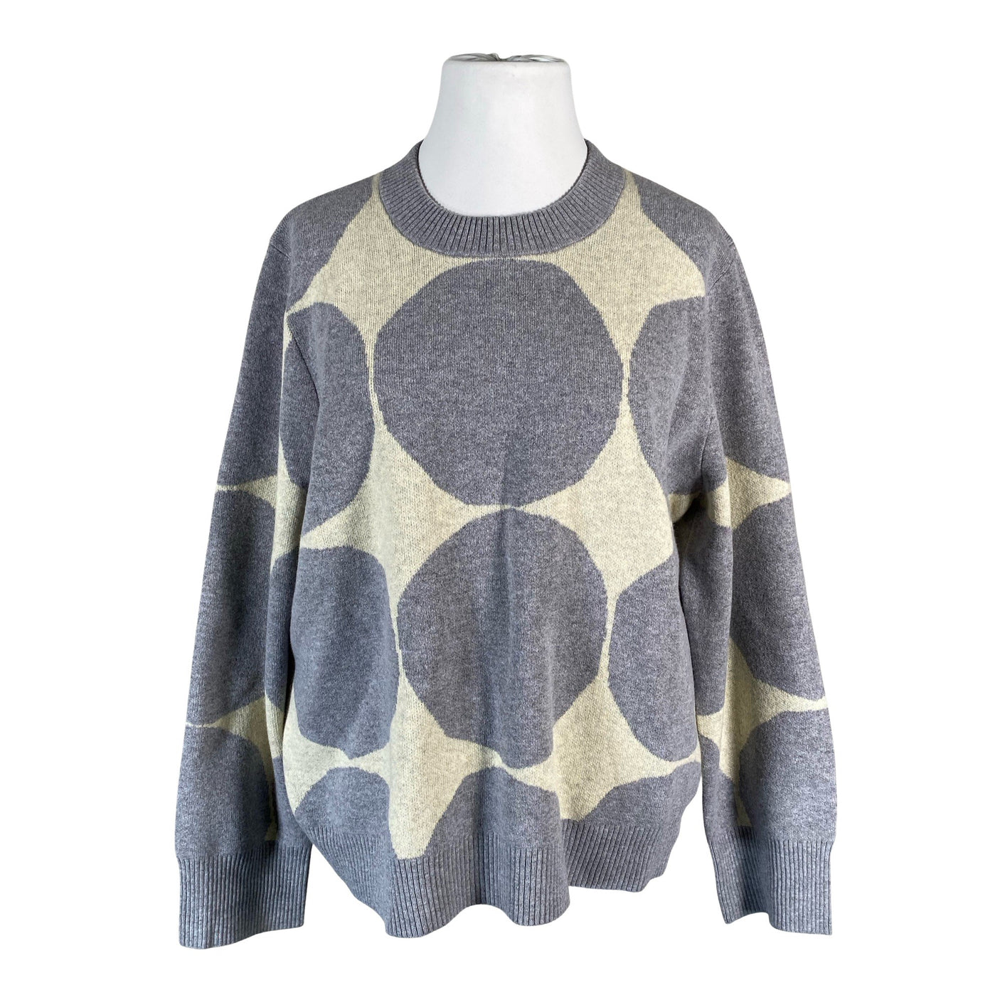 Naisten Marimekko - Neulepaita, koko 44 - Harmaa (1)