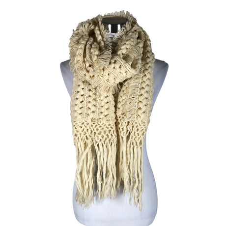 Naisten Handmade - Kaulaliina, koko Maxi - Luonnonvalkoinen ()