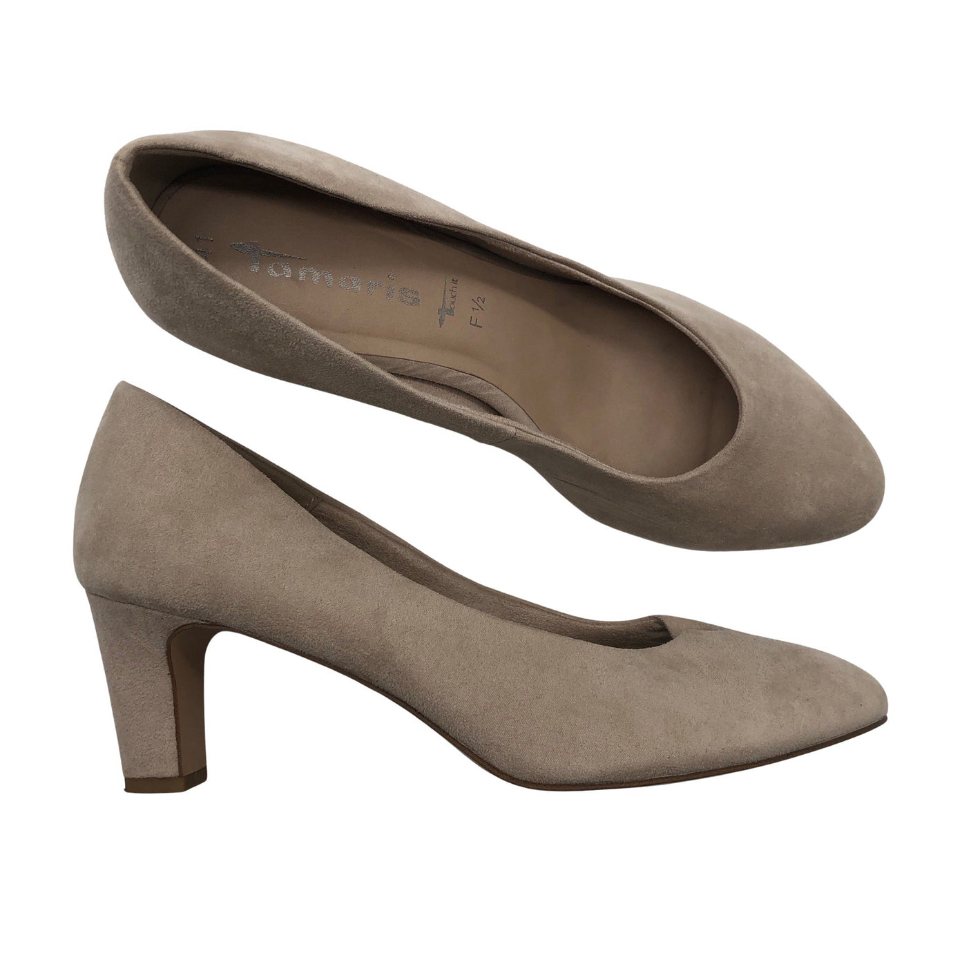 Naisten Tamaris - Korkokengät, koko 41 - Beige (1)