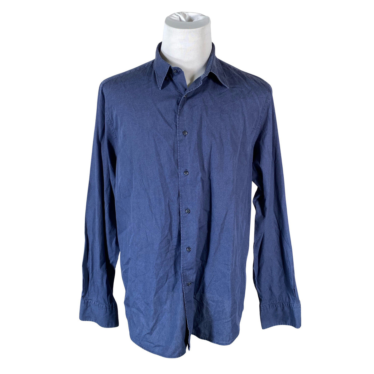 Miesten Massimo Dutti - Kauluspaita, koko XXL - Sininen (1)
