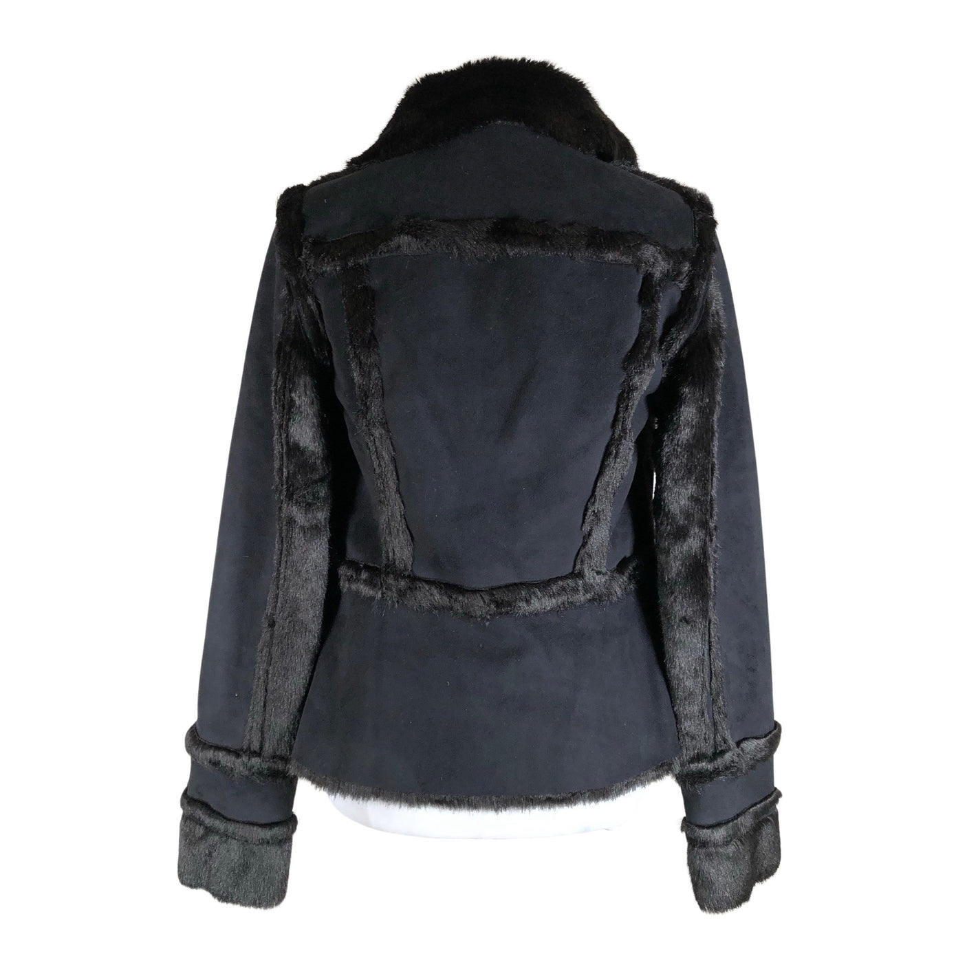 Naisten Pianurastudio - Tekoturkistakki, koko 36 - Musta (2)