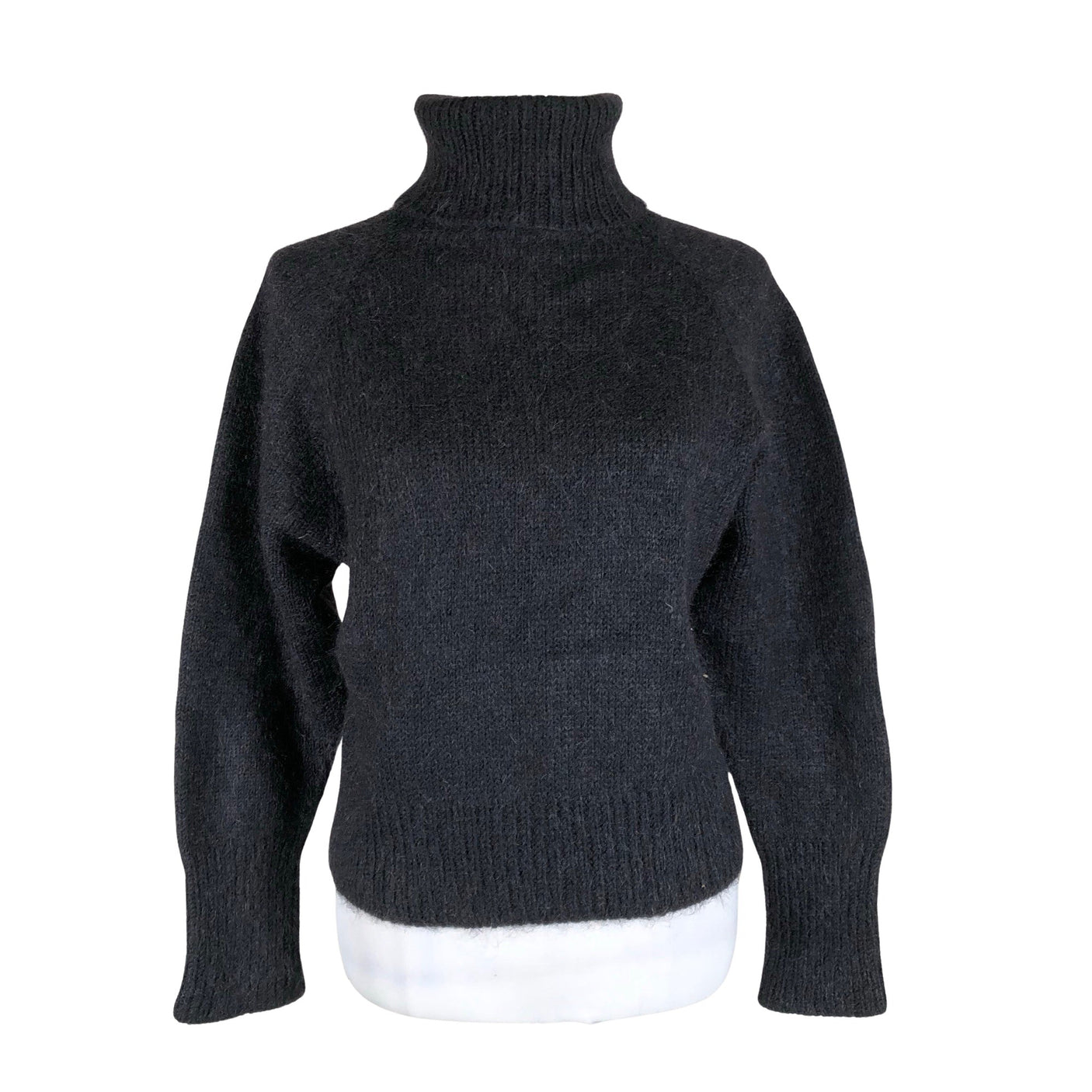 Naisten Handmade - Neulepaita, koko 38 - Musta (1)