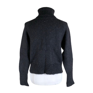 Naisten Handmade - Neulepaita, koko 38 - Musta (2)