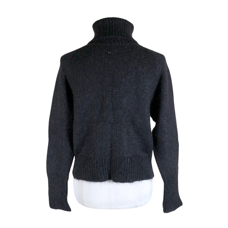 Naisten Handmade - Neulepaita, koko 38 - Musta (2)