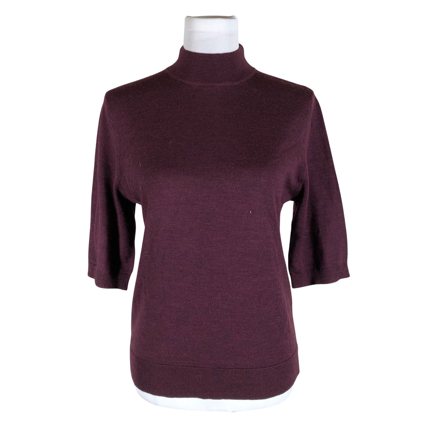 Naisten Claire.dk - Neulepaita, koko 40 - Viininpunainen (1)