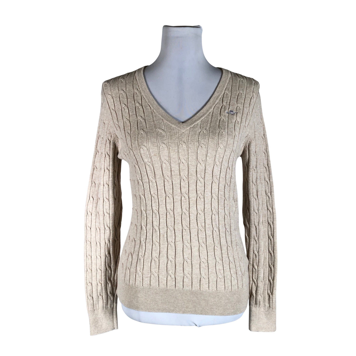 Naisten Gant - Neulepaita, koko 38 - Beige (1)