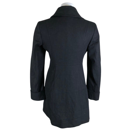 Naisten Benetton - Villakangastakki, koko 36 - Musta (2)