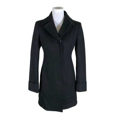 Naisten Benetton - Villakangastakki, koko 36 - Musta ()