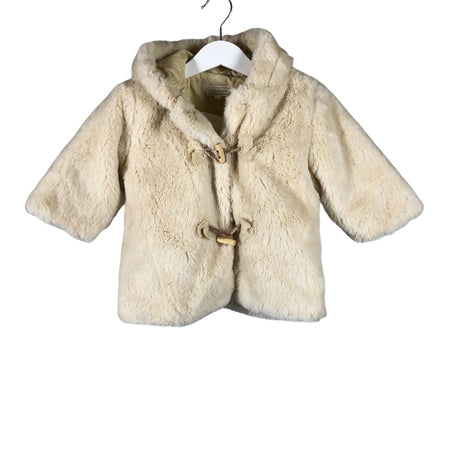 Tyttöjen Mayoral - Tekoturkistakki, koko 74 - 80 - Beige ()