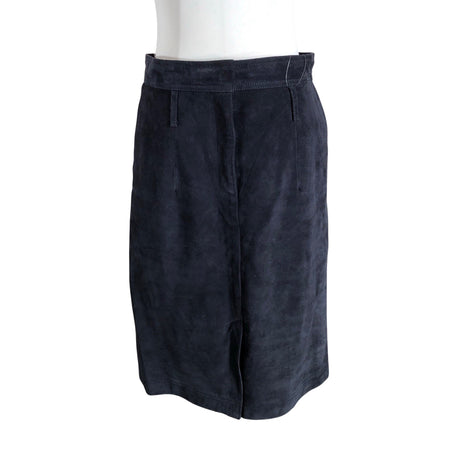 Naisten Massimo Dutti - Nahkahame, koko 40 - Sininen ()