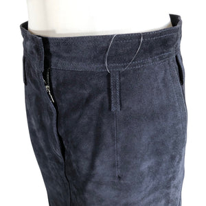 Naisten Massimo Dutti - Nahkahame, koko 40 - Sininen (3)