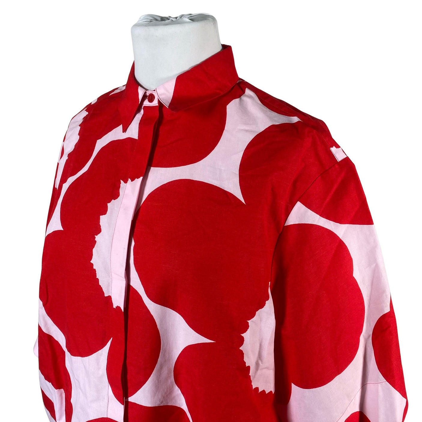Naisten Marimekko - Kangastunika, koko 44 - Punainen (2)