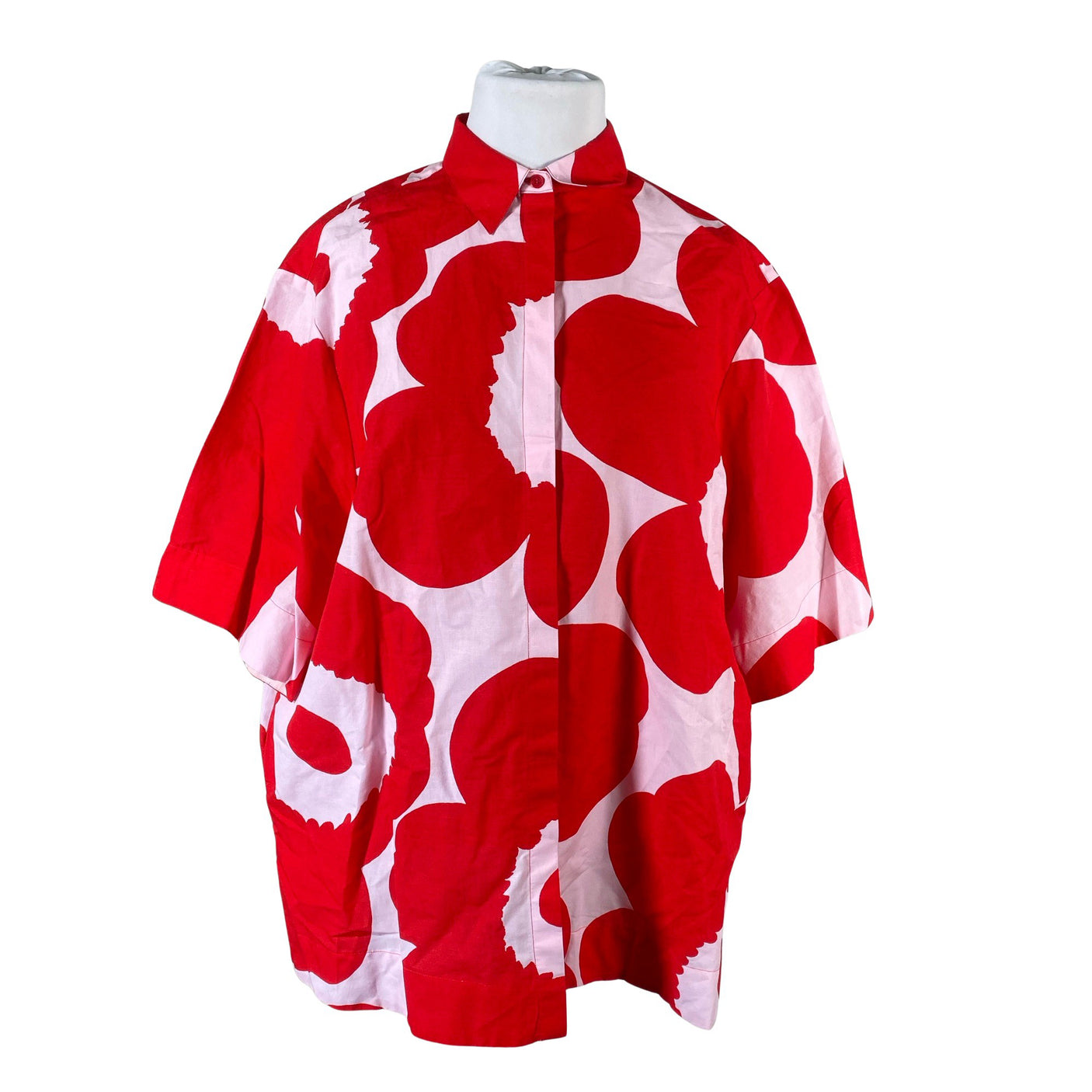 Naisten Marimekko - Kangastunika, koko 44 - Punainen (1)