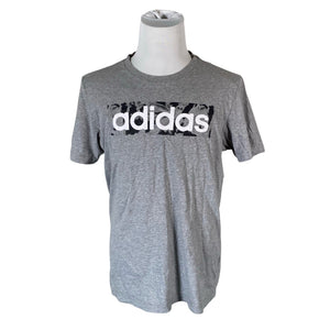 Miesten Adidas - T-paita, koko L - Harmaa (1)