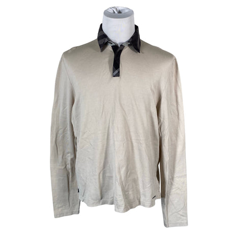 Miesten Burberry - Pikeepaita, koko XL - Beige ()