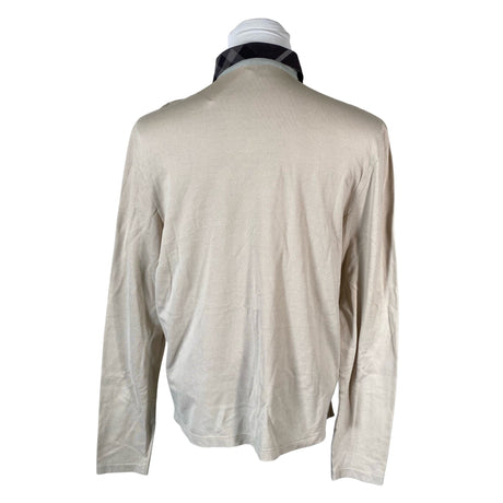 Miesten Burberry - Pikeepaita, koko XL - Beige (2)