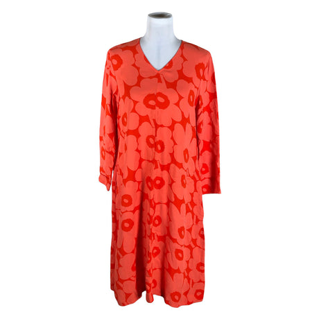 Naisten Marimekko - Sifonkimekko, koko 40 - Punainen ()