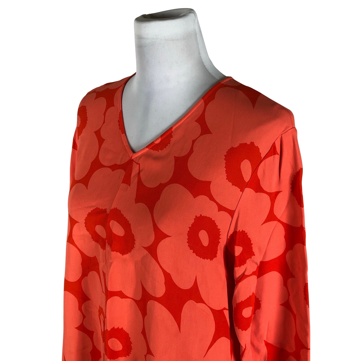 Naisten Marimekko - Sifonkimekko, koko 40 - Punainen (3)