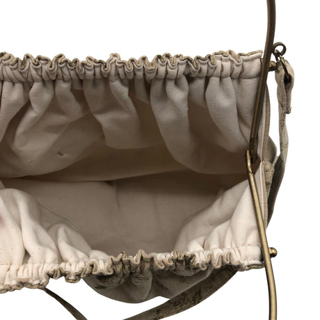 Naisten Handmade - Käsilaukku, koko Midi - Beige (2)