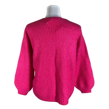 Naisten Nanso - Neuletakki, koko 36 - Pinkki (2)