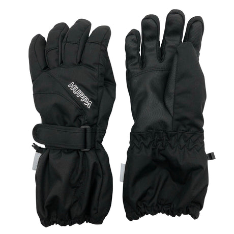 Unisex Huppa - Talvihanskat, koko 5 - 8 vuotta - Musta ()