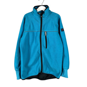 Unisex Polarn O. Pyret - Windfleecetakki, koko 134 - 140 - Sininen (1)