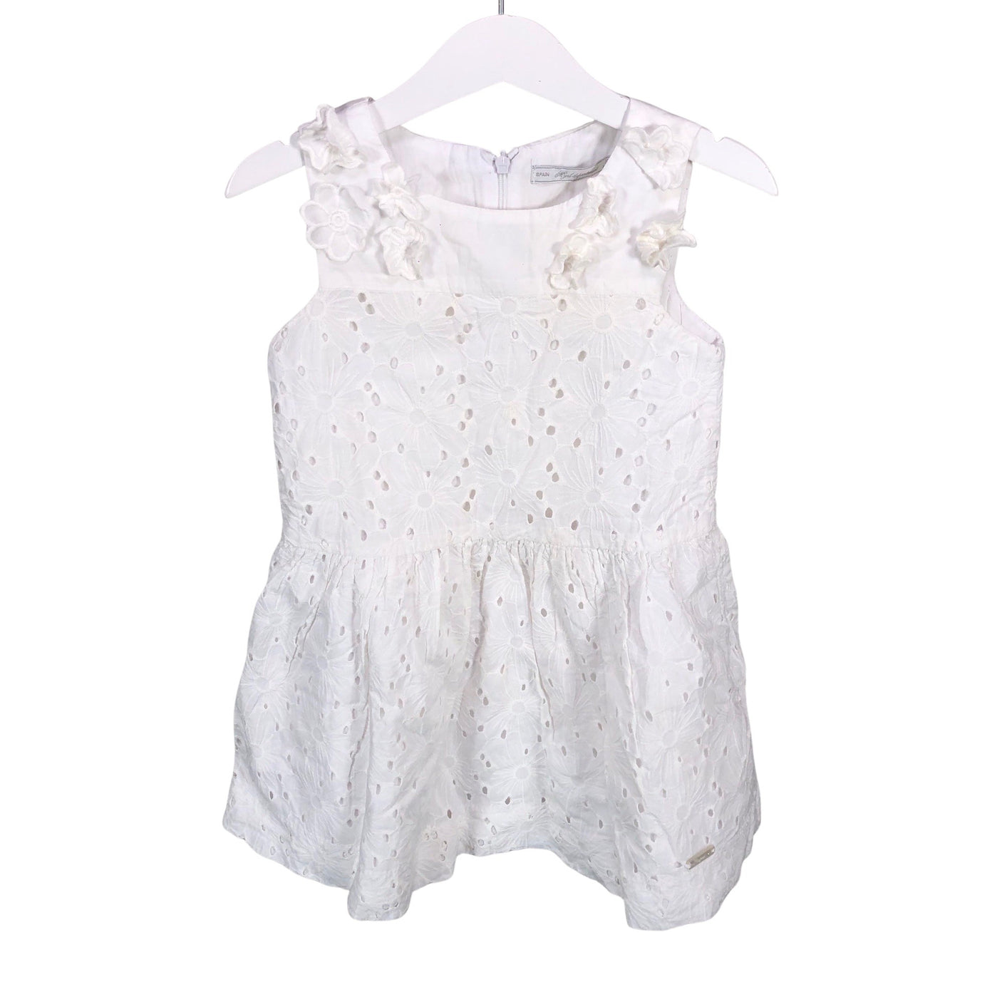 Tyttöjen Mayoral - Juhlamekko, koko 104 - 110 - Valkoinen (1)