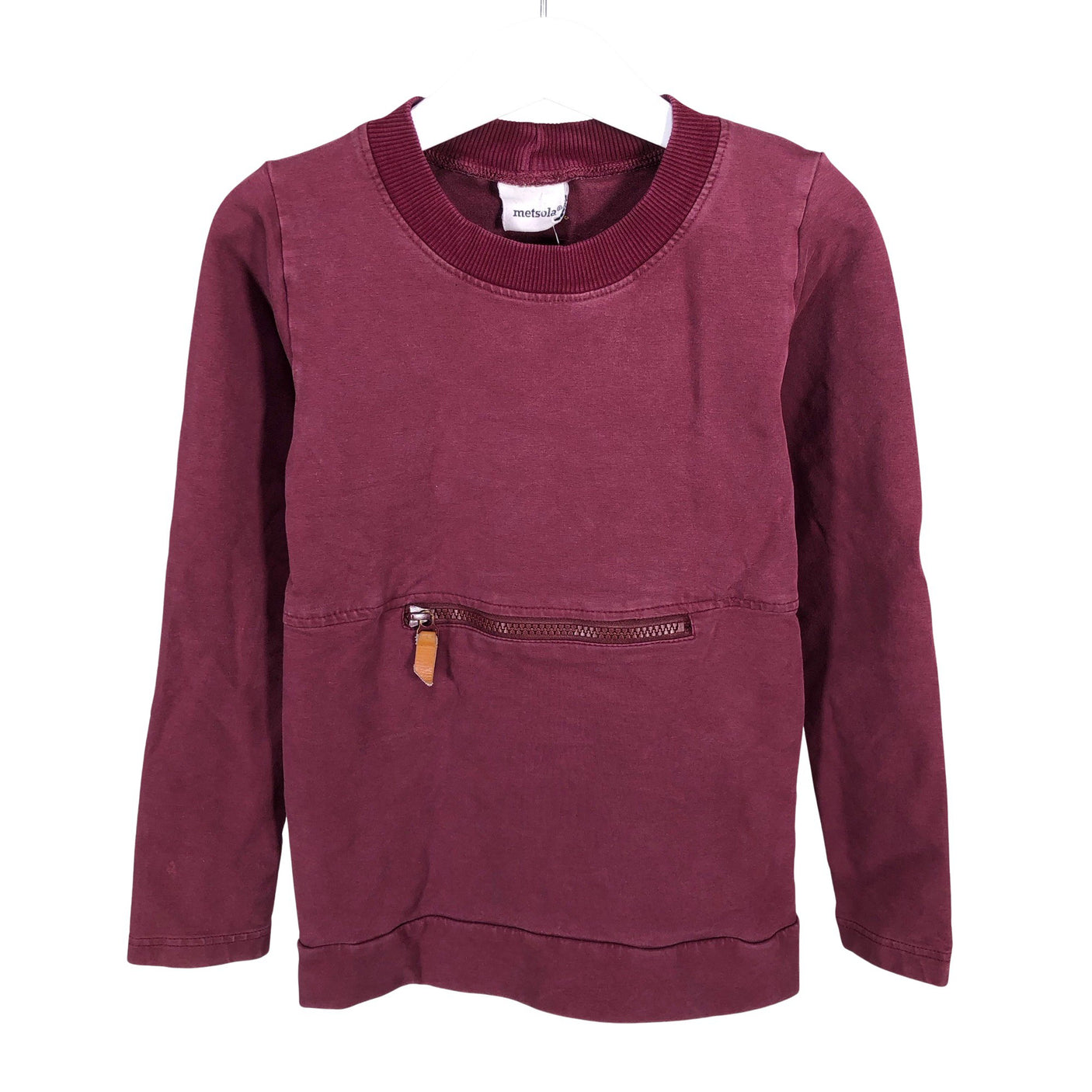 Unisex Metsola - Collegepaita, koko 122 - 128 - Viininpunainen (1)