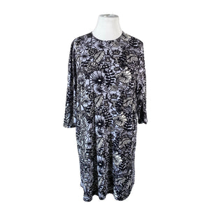 Naisten Marimekko - Trikoomekko, koko 46 - Harmaa (1)