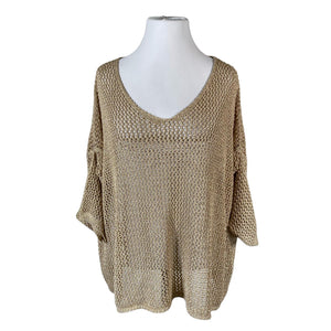Naisten Bohemiana - Neuletunika, koko One size - Beige (1)