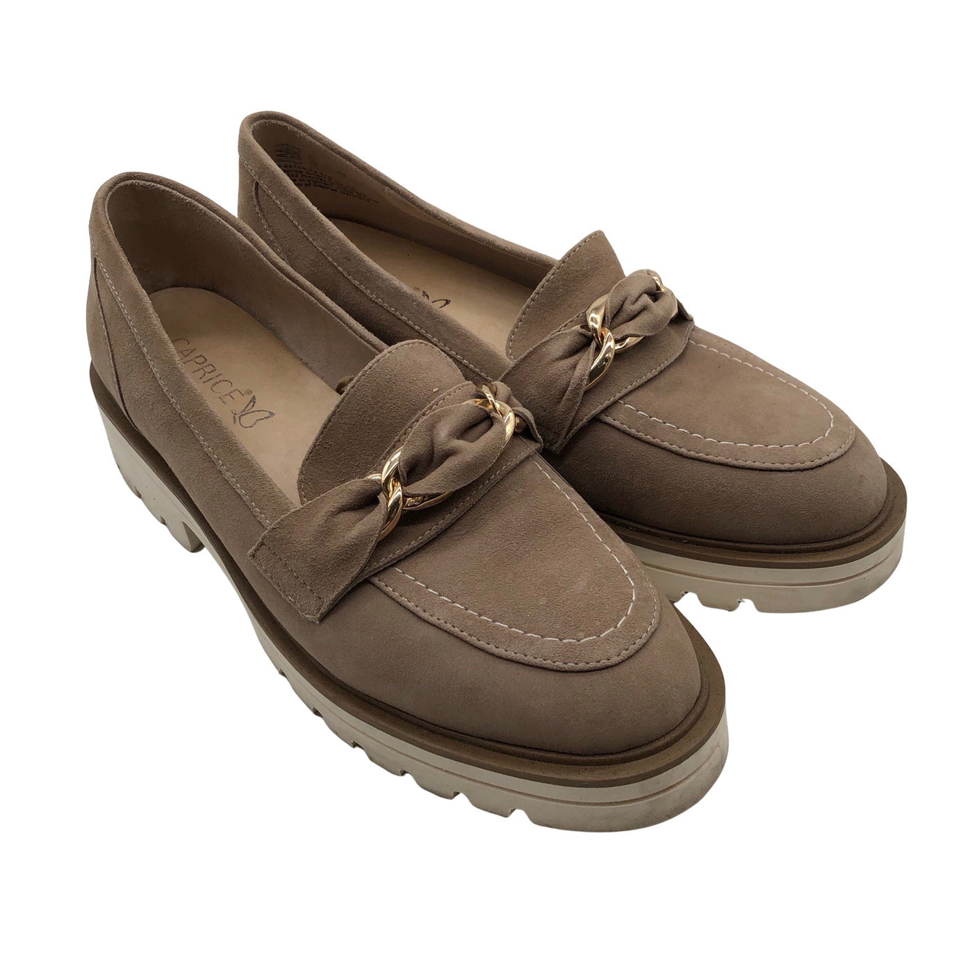 Naisten Caprice - Loaferit, koko 39 - Beige (2)