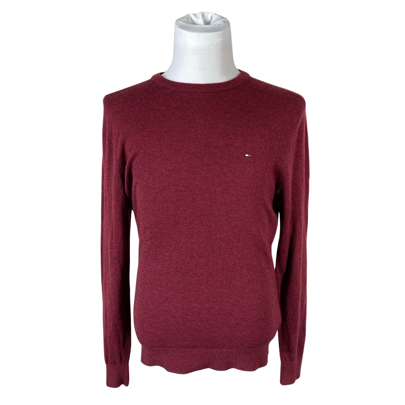 Miesten Tommy Hilfiger - Neulepaita, koko M - Viininpunainen (1)