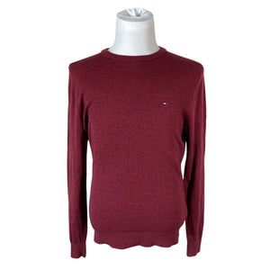 Miesten Tommy Hilfiger - Neulepaita, koko M - Viininpunainen (1)