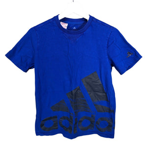 Unisex Adidas - T-paita, koko 158 - 164 - Sininen (1)