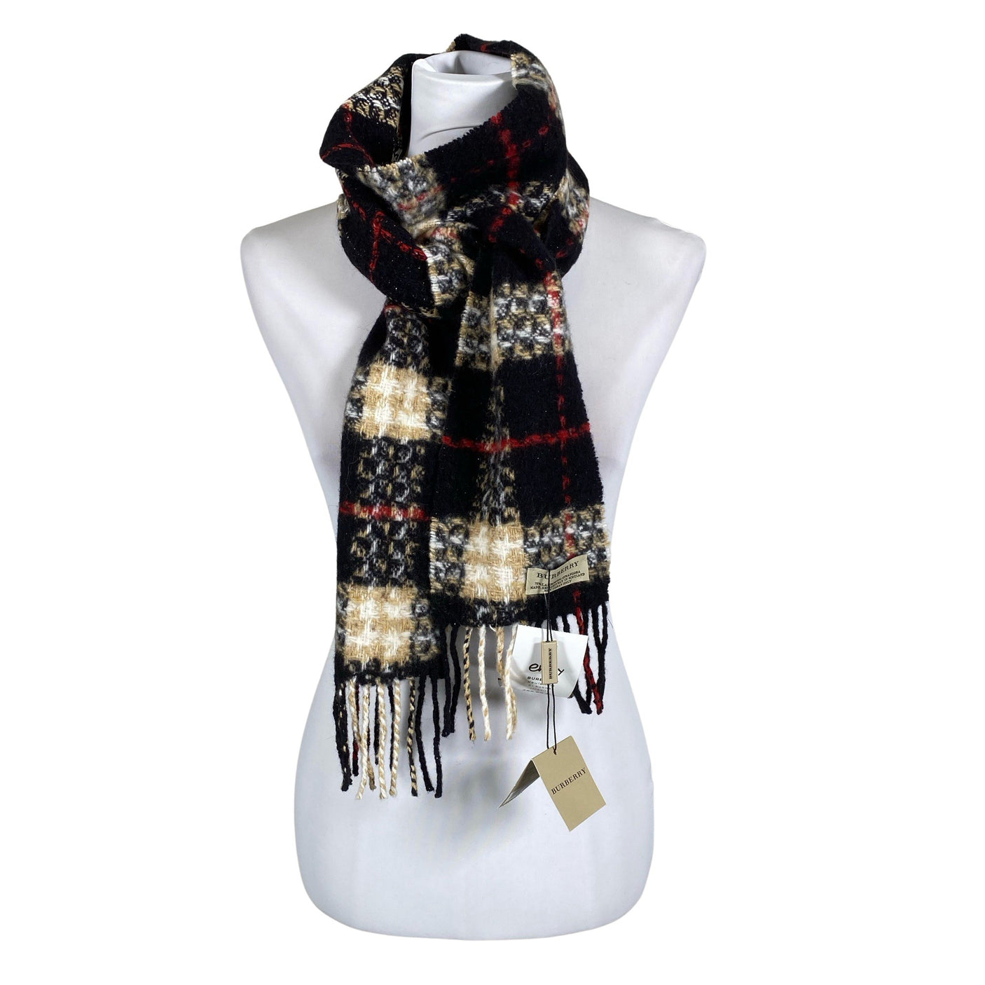 Naisten Burberry - Kaulaliina, koko Maxi - Musta (1)