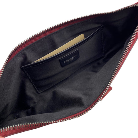 Naisten Burberry - Iltalaukku, koko Midi - Viininpunainen (2)